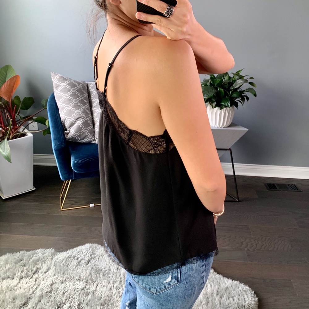 🏷Lena Lace tank Black - Picture 2 of 6